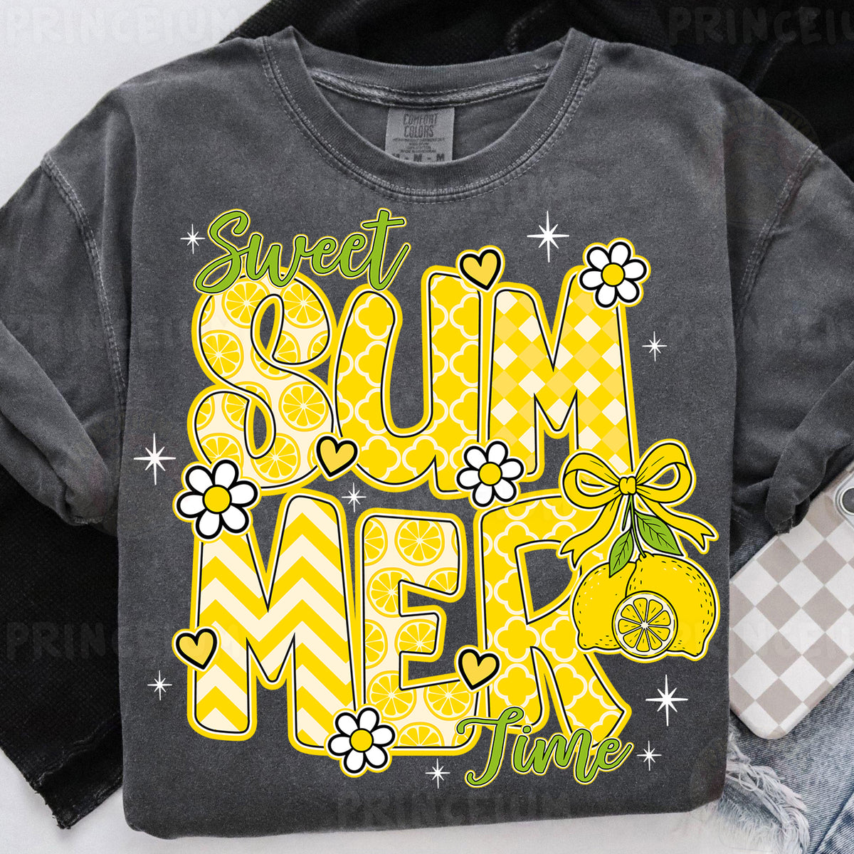 a t - shirt that says sweet summer lemons