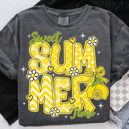 a t - shirt that says sweet summer lemons