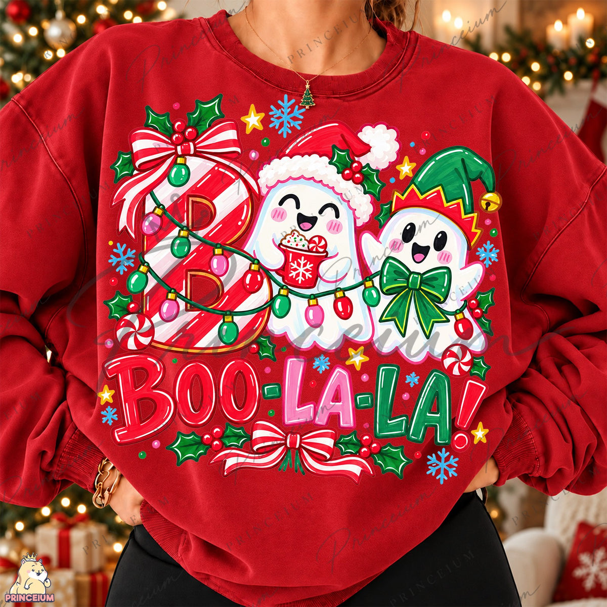 Boo-La-La Christmas Ghosts