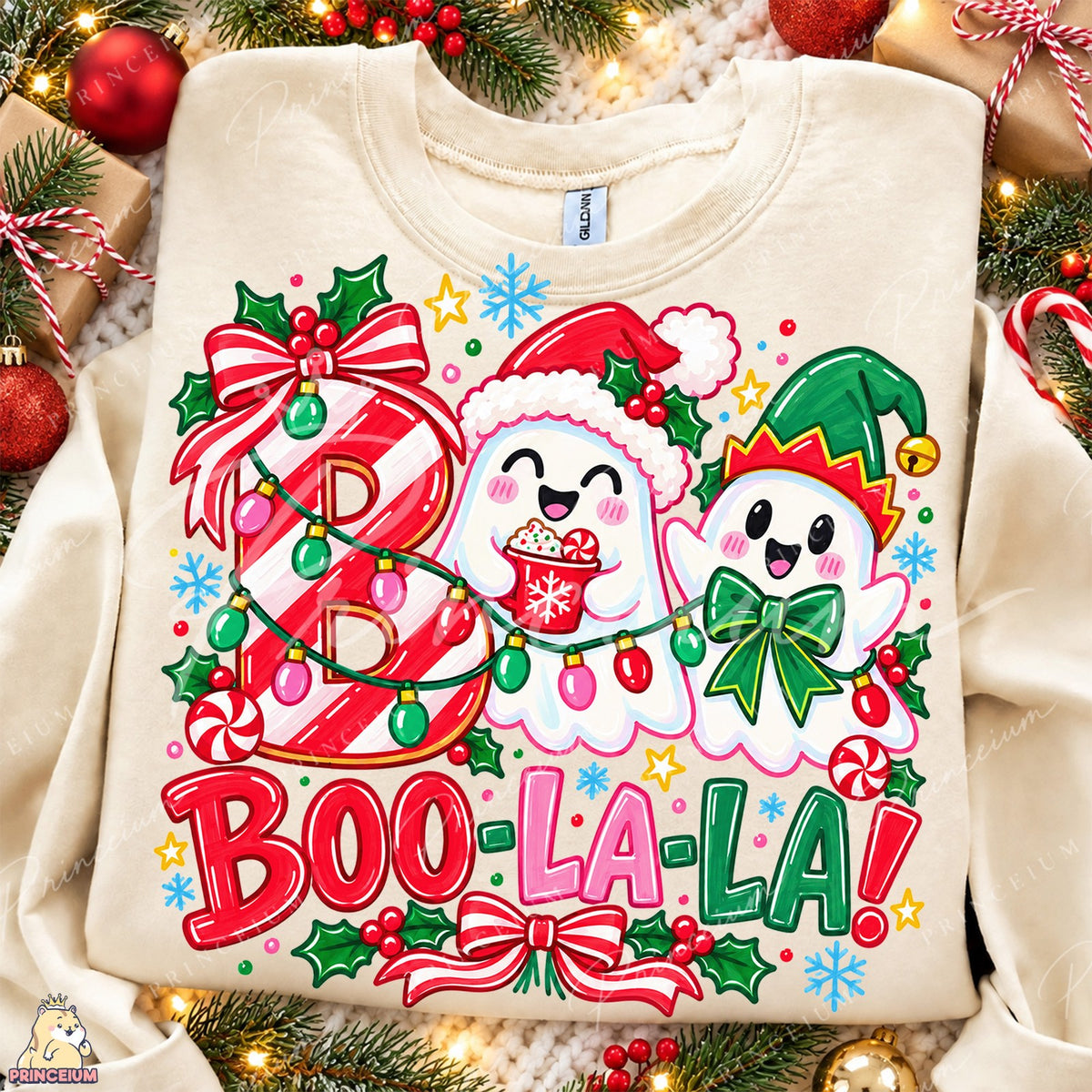 Boo-La-La Christmas Ghosts
