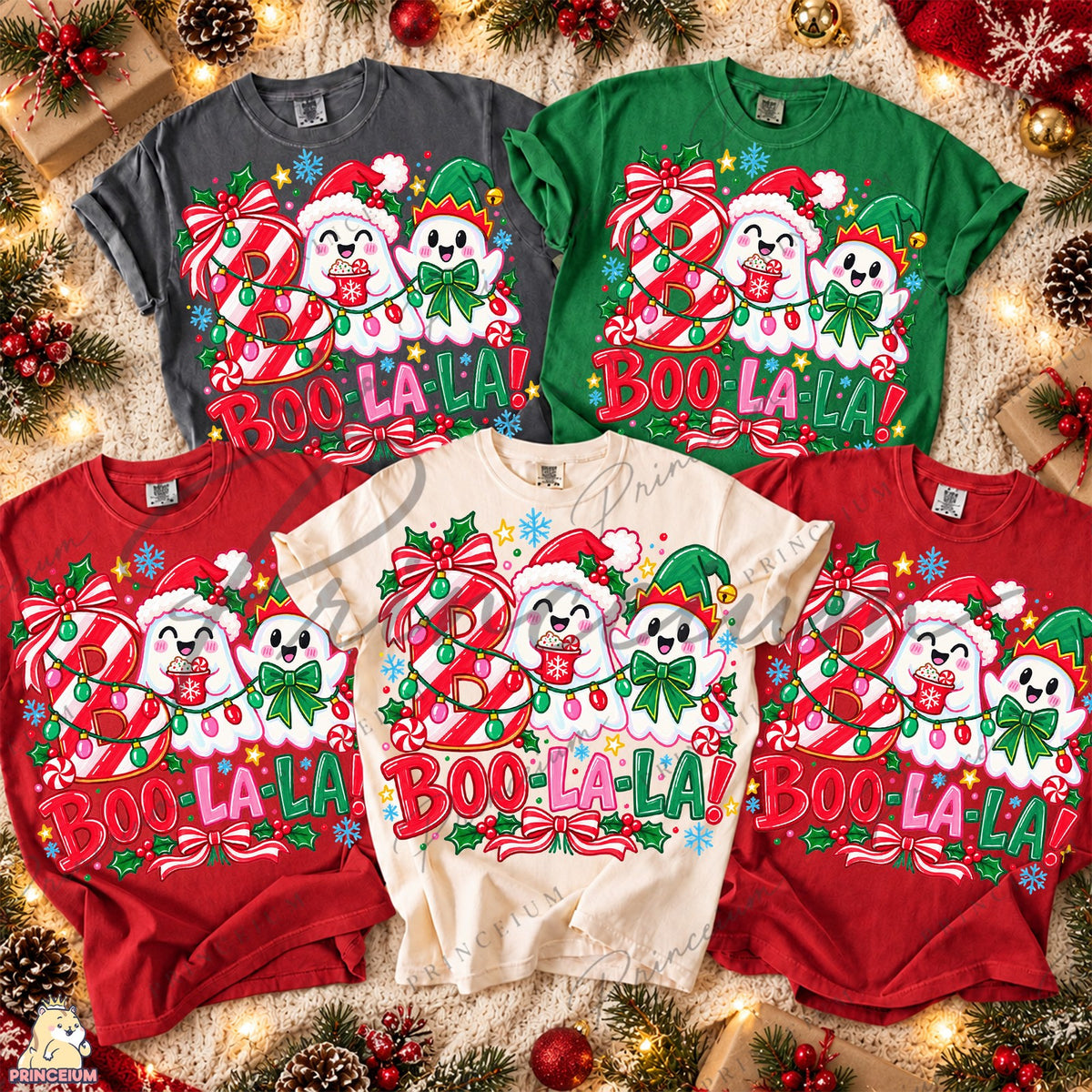 Boo-La-La Christmas Ghosts