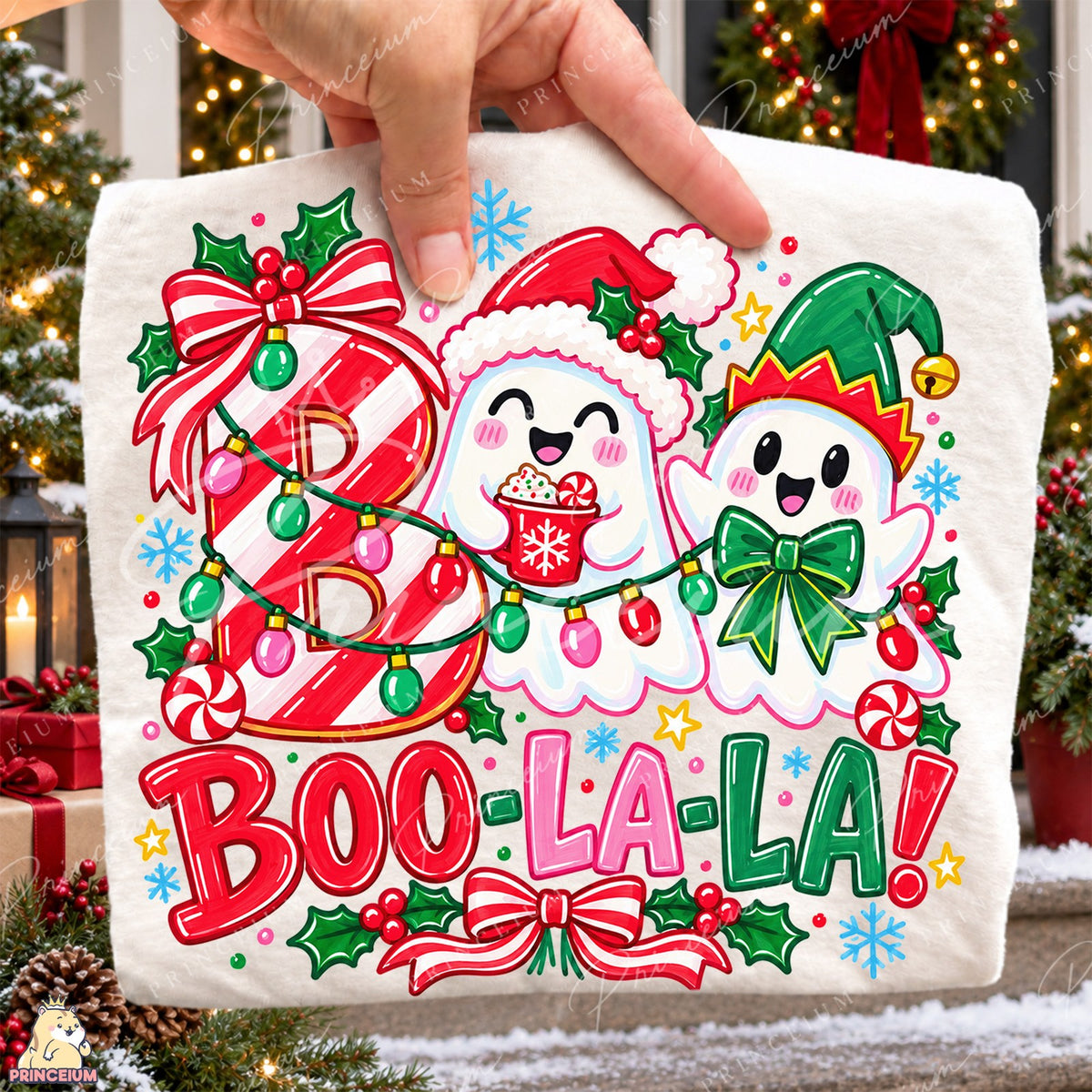Boo-La-La Christmas Ghosts