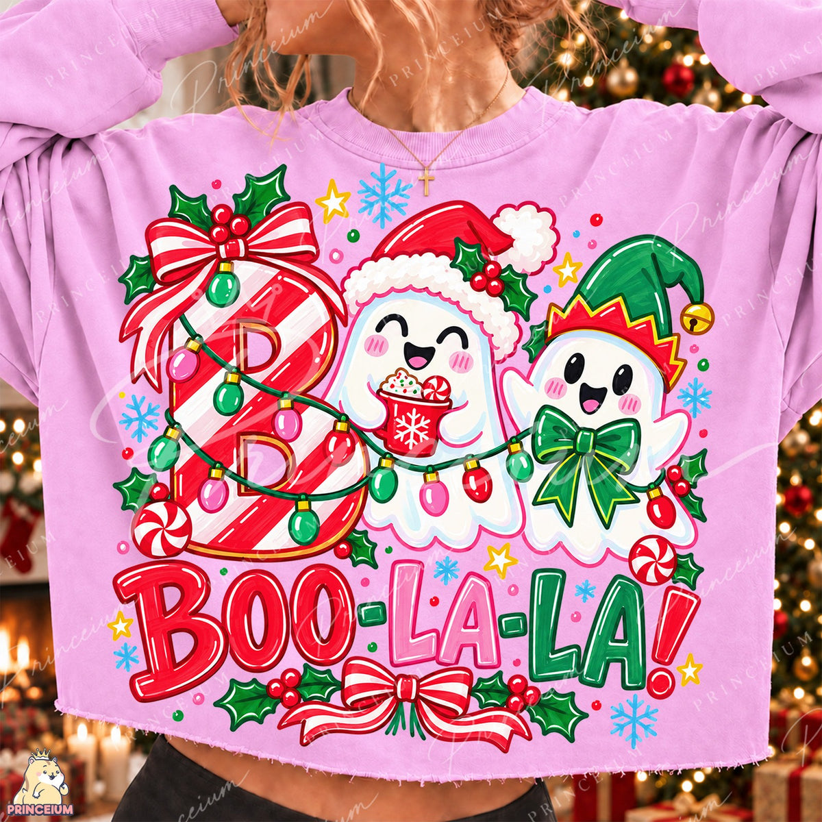 Boo-La-La Christmas Ghosts