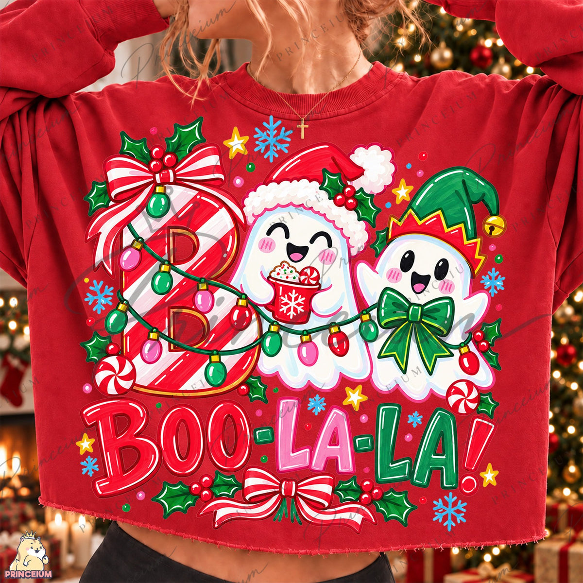 Boo-La-La Christmas Ghosts