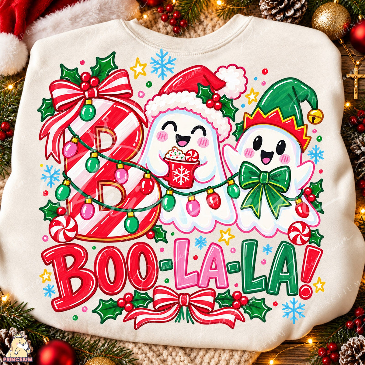 Boo-La-La Christmas Ghosts