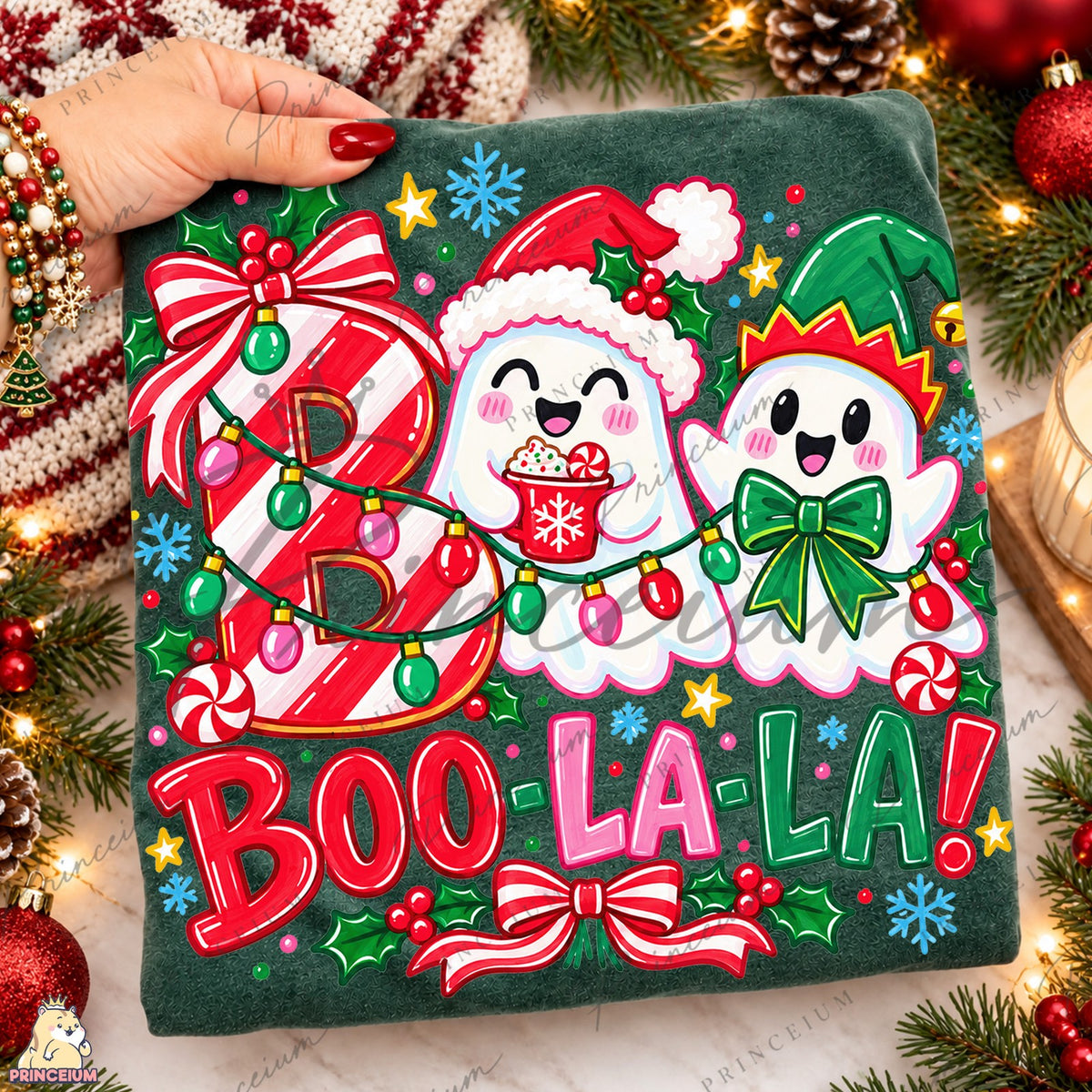 Boo-La-La Christmas Ghosts