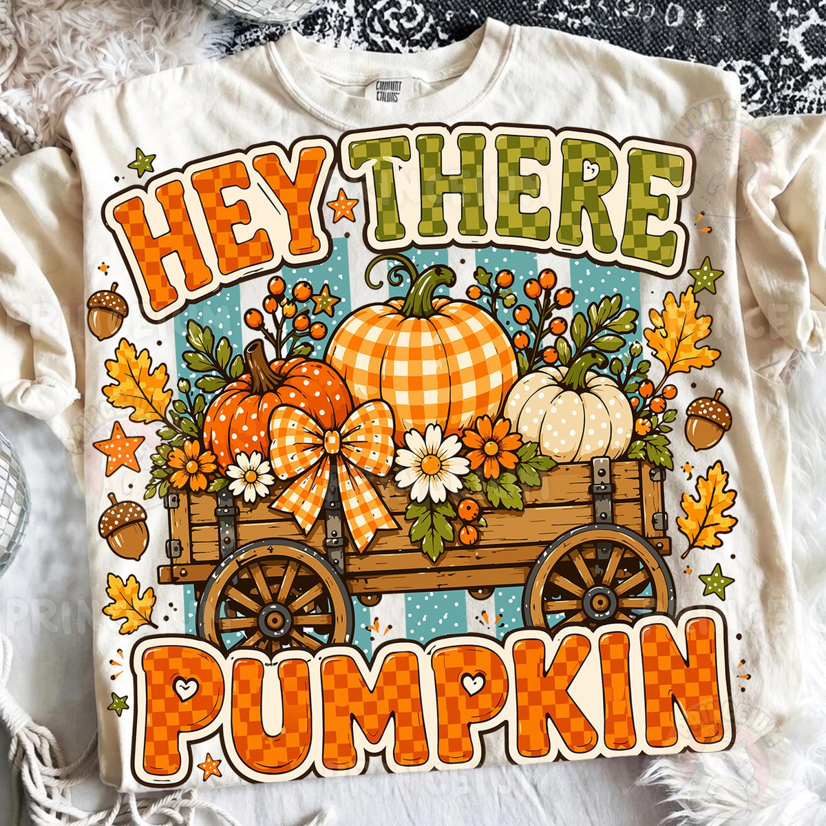Hey There Pumpkin Wagon