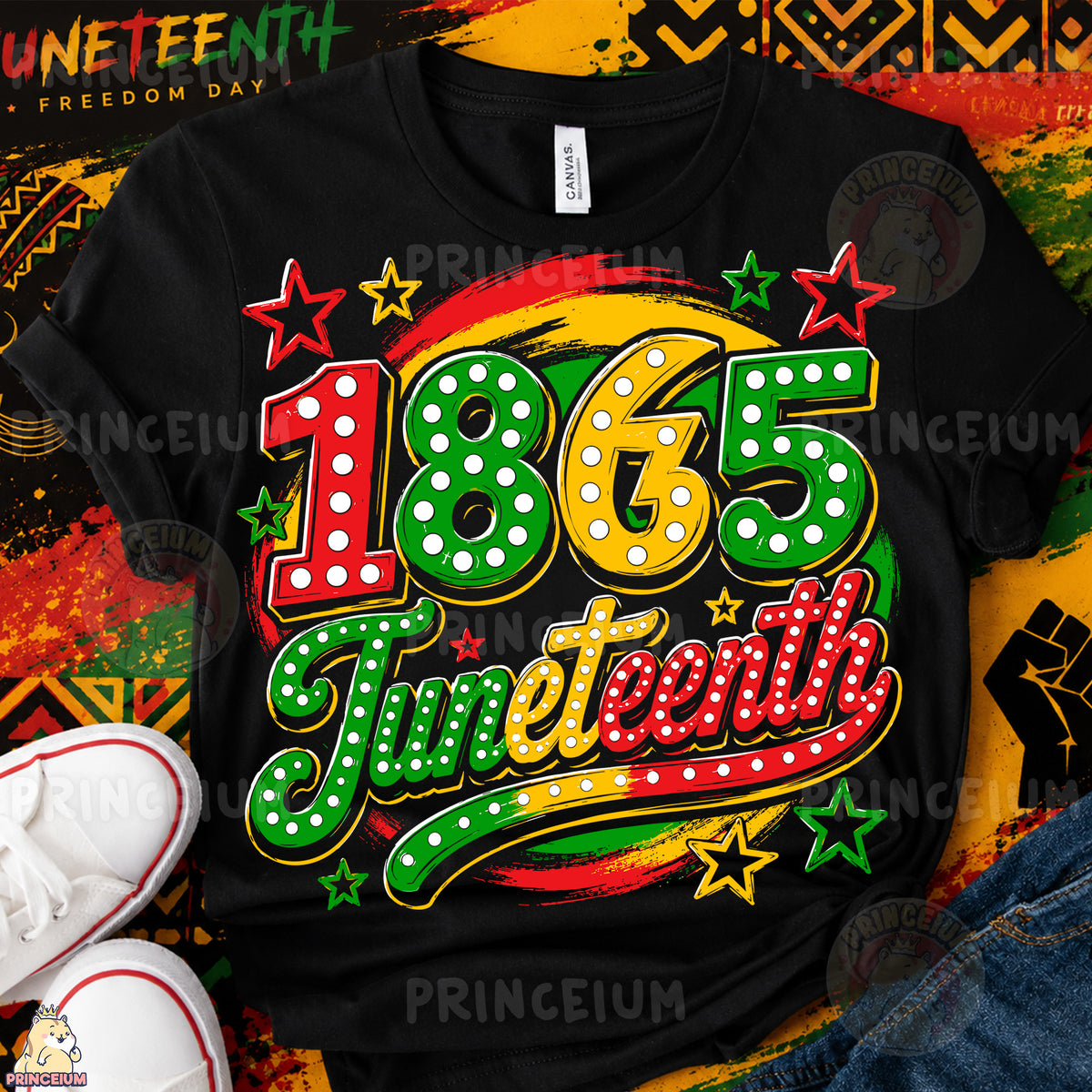 1865 Juneteenth Sublimation Design PNG Freedom Day Celebration Digital Download