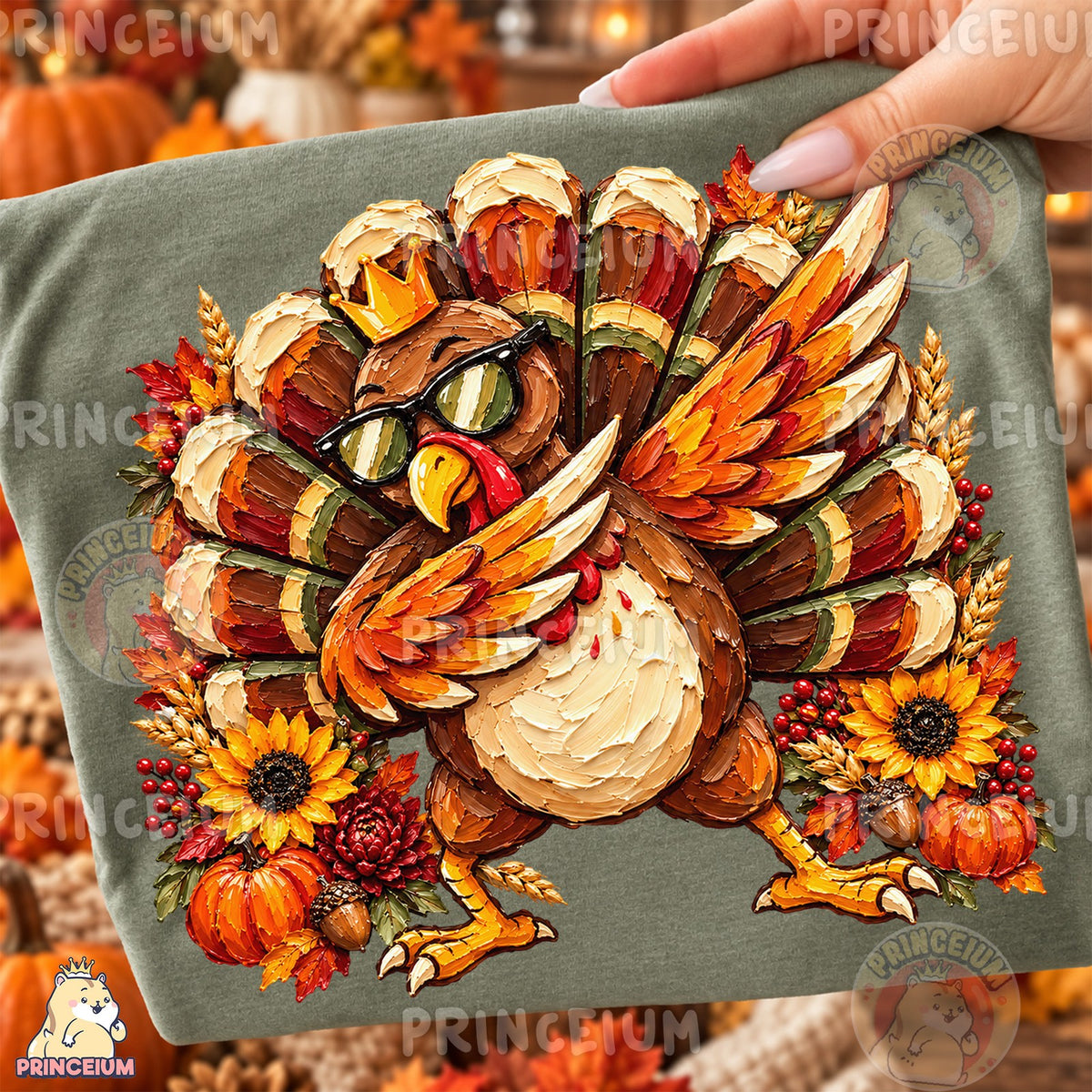 Cool Autumn Turkey King