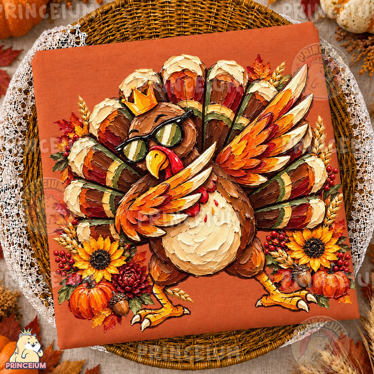 Cool Autumn Turkey King