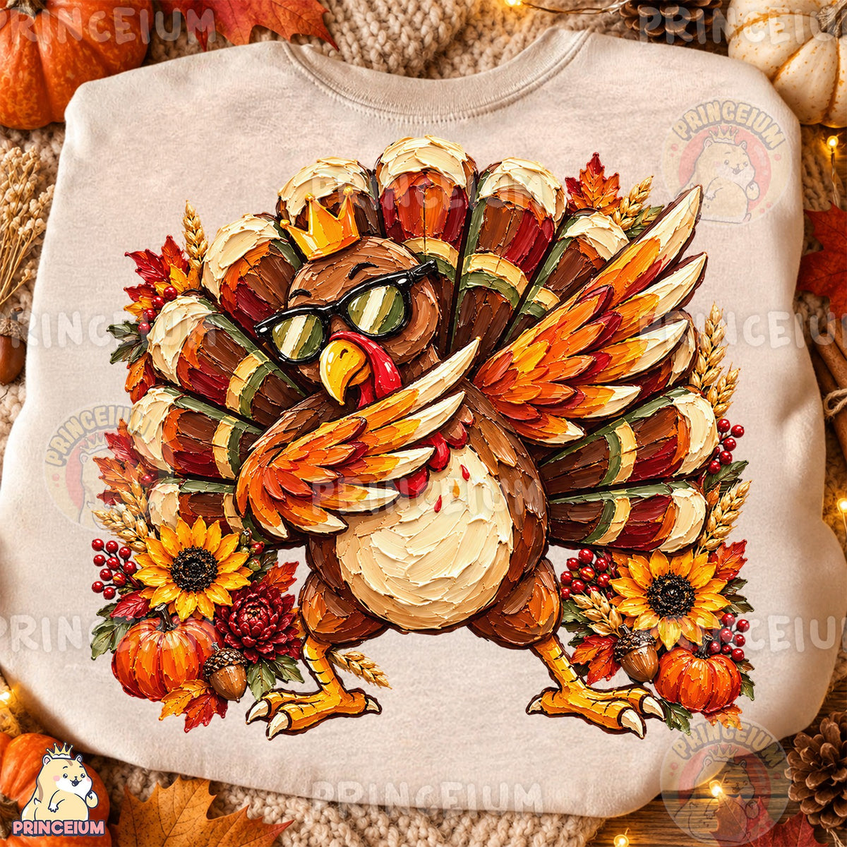 Cool Autumn Turkey King