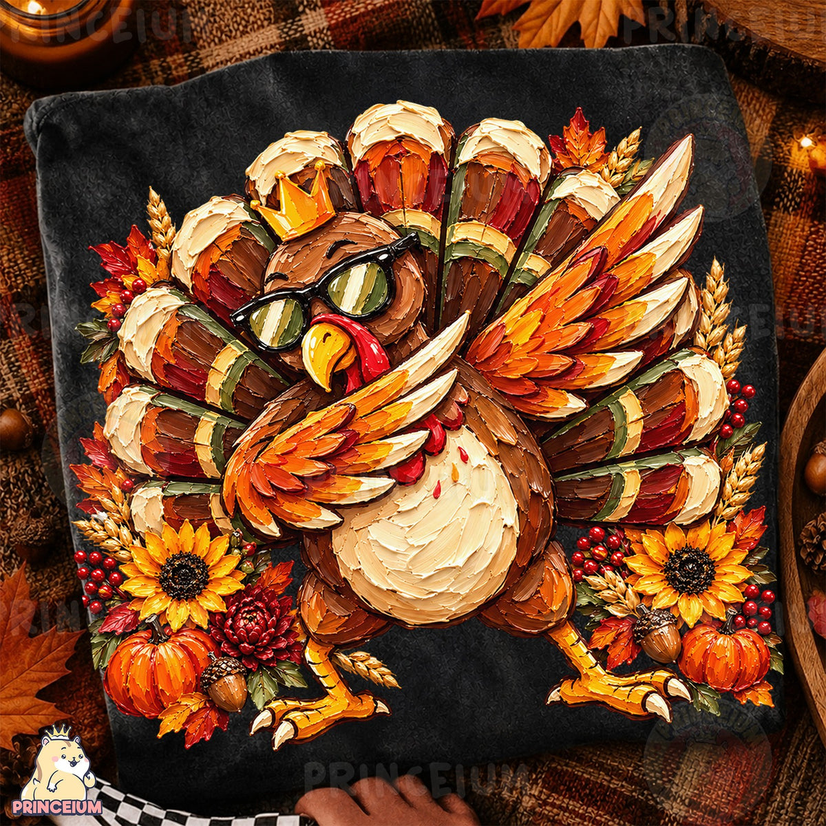 Cool Autumn Turkey King