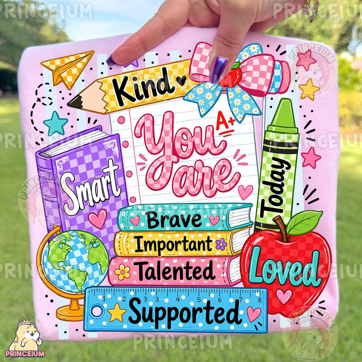 You Are Smart & Loved School Affirmations