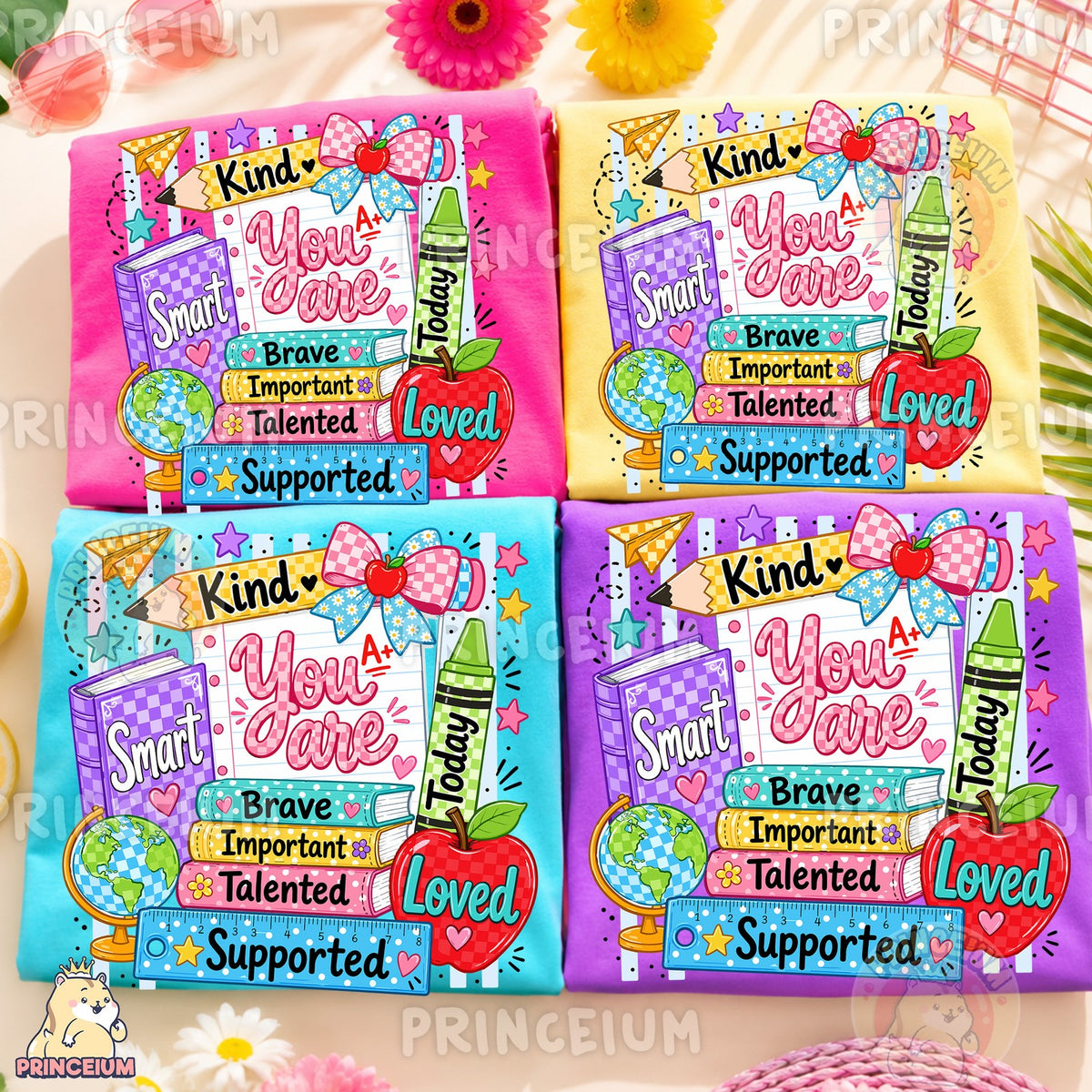 You Are Smart & Loved School Affirmations