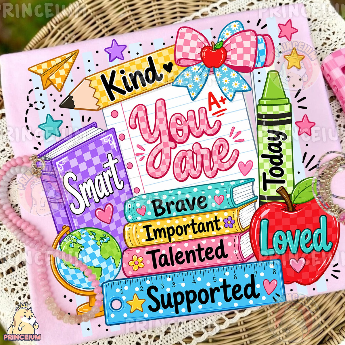 You Are Smart & Loved School Affirmations