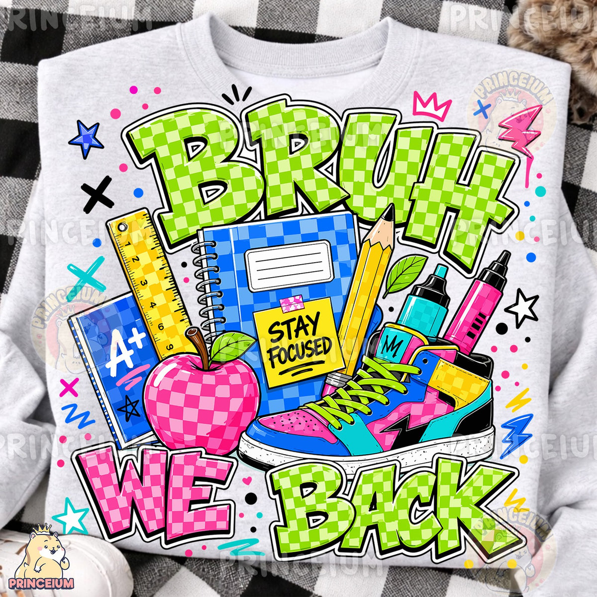 Bruh We Back School Design