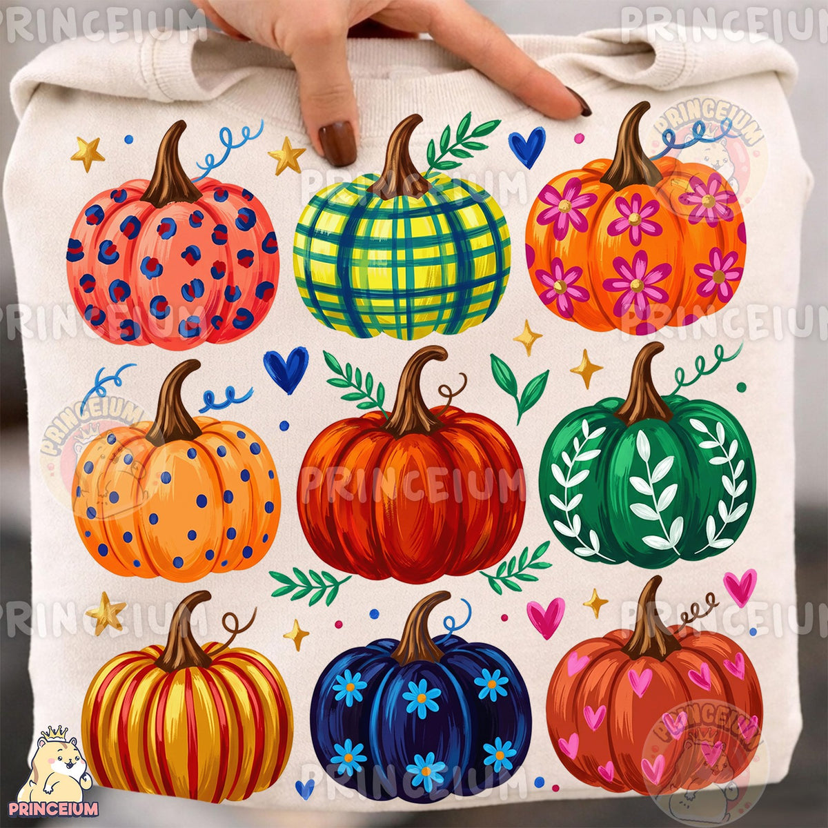 Leopard & Plaid Pumpkin