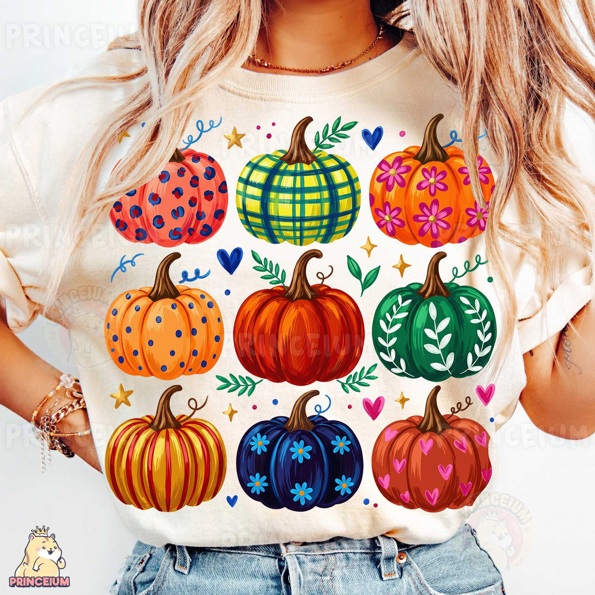 Leopard & Plaid Pumpkin