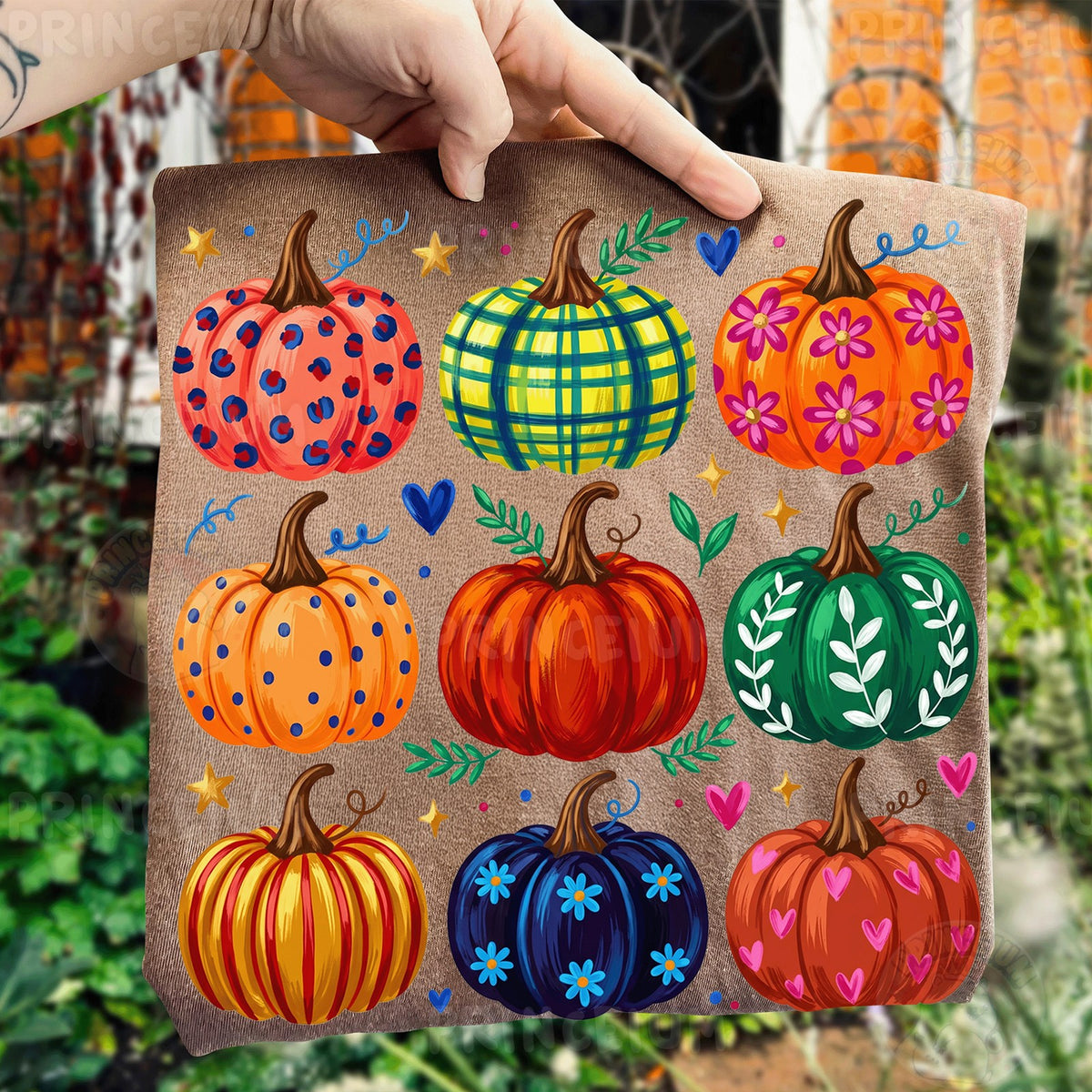 Leopard & Plaid Pumpkin