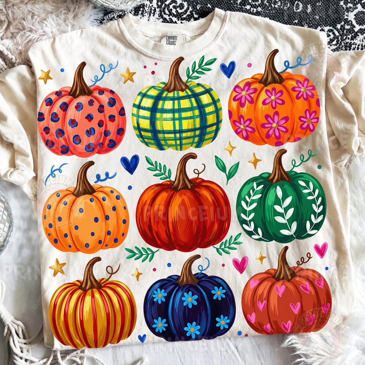 Leopard & Plaid Pumpkin