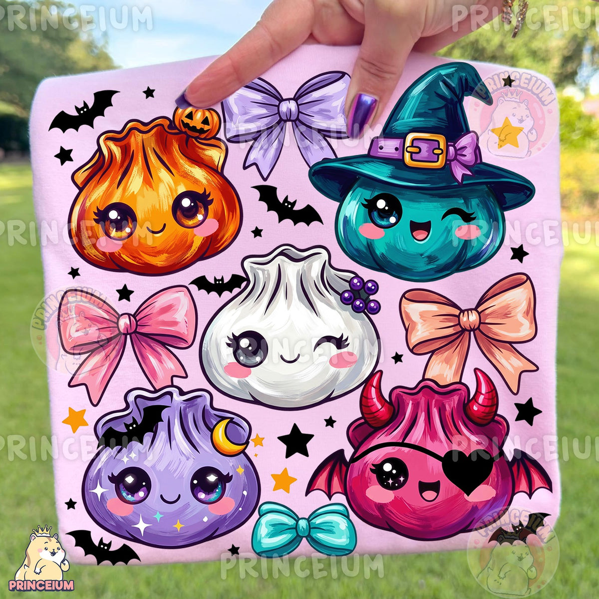 Spooky Kawaii Dumpling Friends