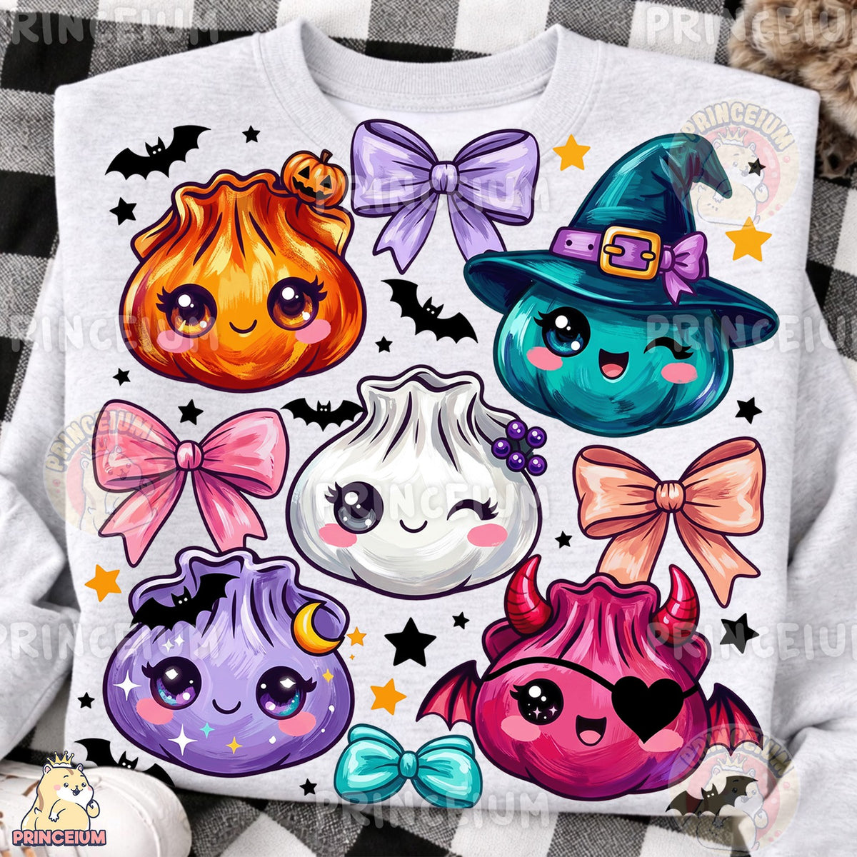 Spooky Kawaii Dumpling Friends