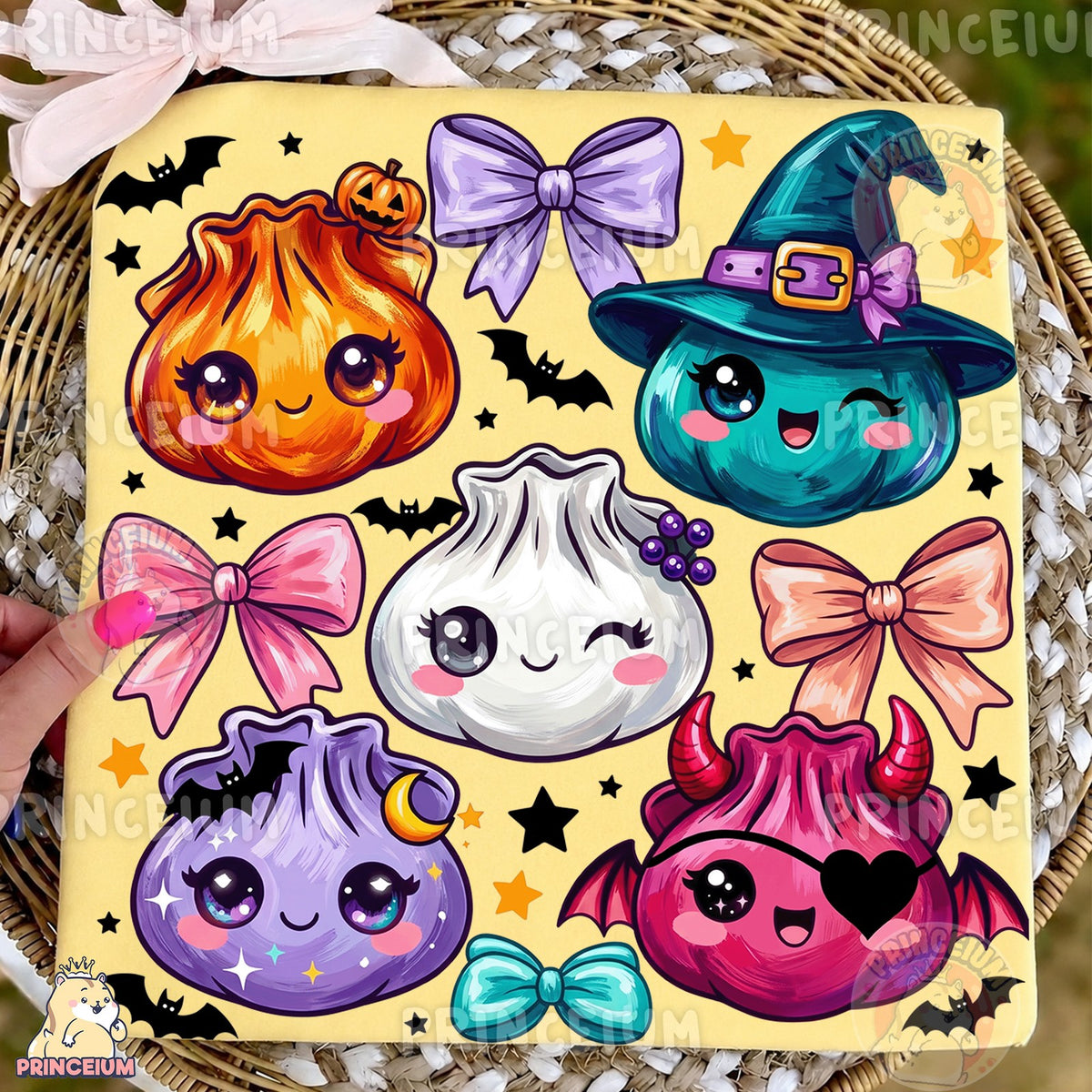 Spooky Kawaii Dumpling Friends