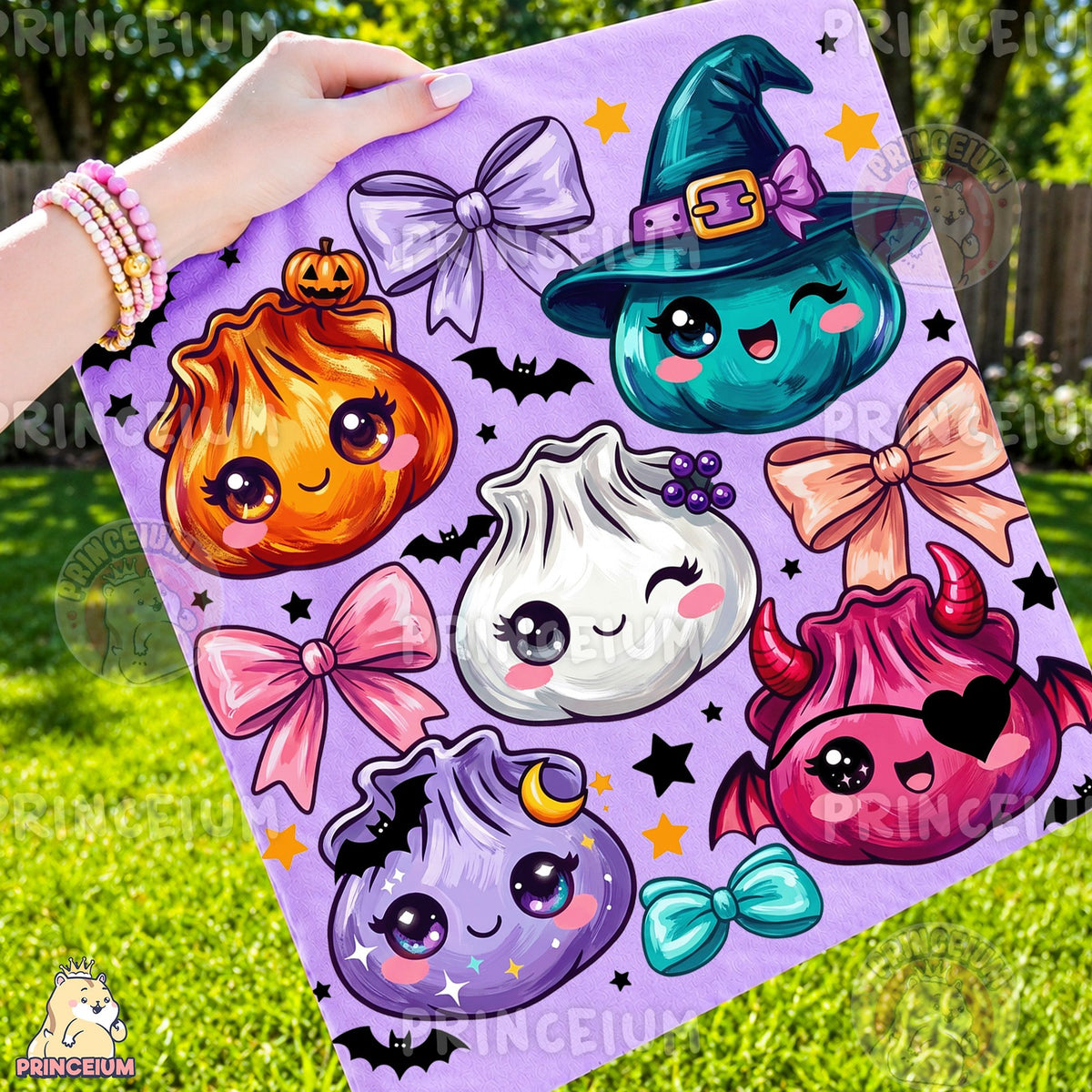 Spooky Kawaii Dumpling Friends