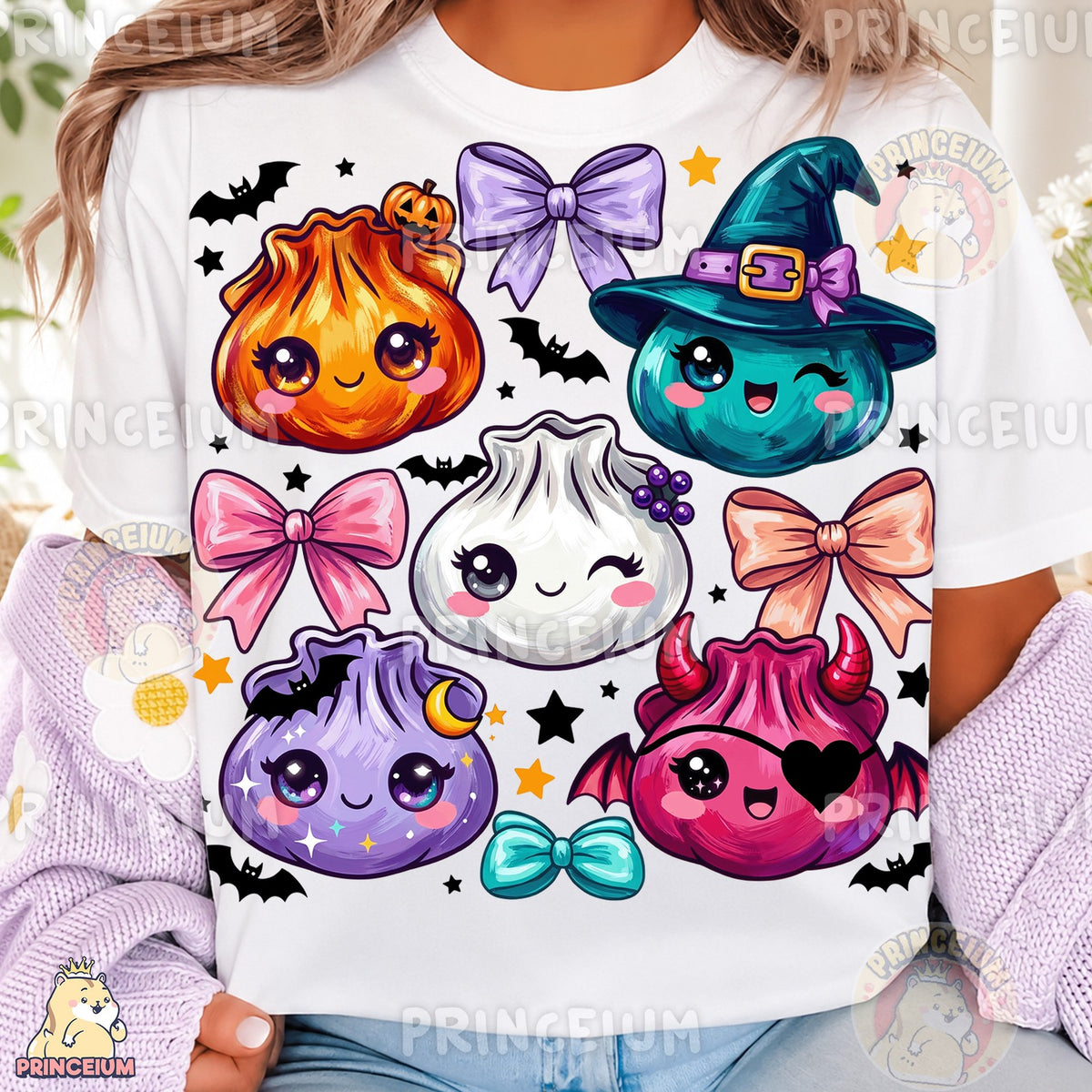 Spooky Kawaii Dumpling Friends