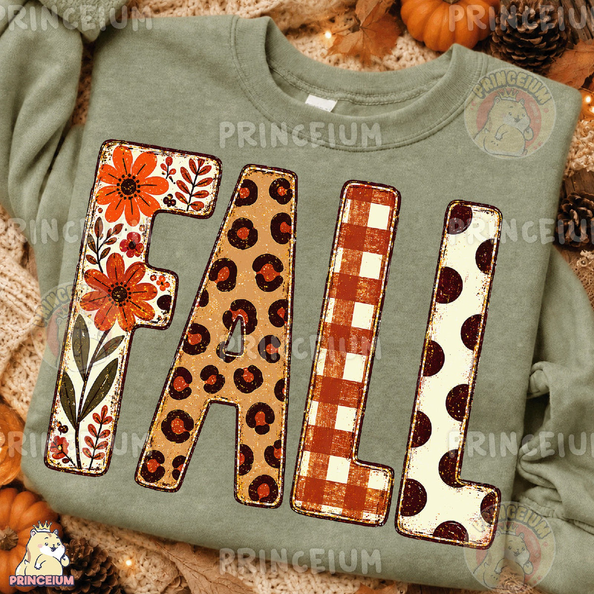 Fall Patterned Letters