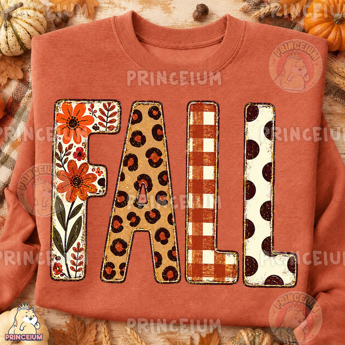 Fall Patterned Letters