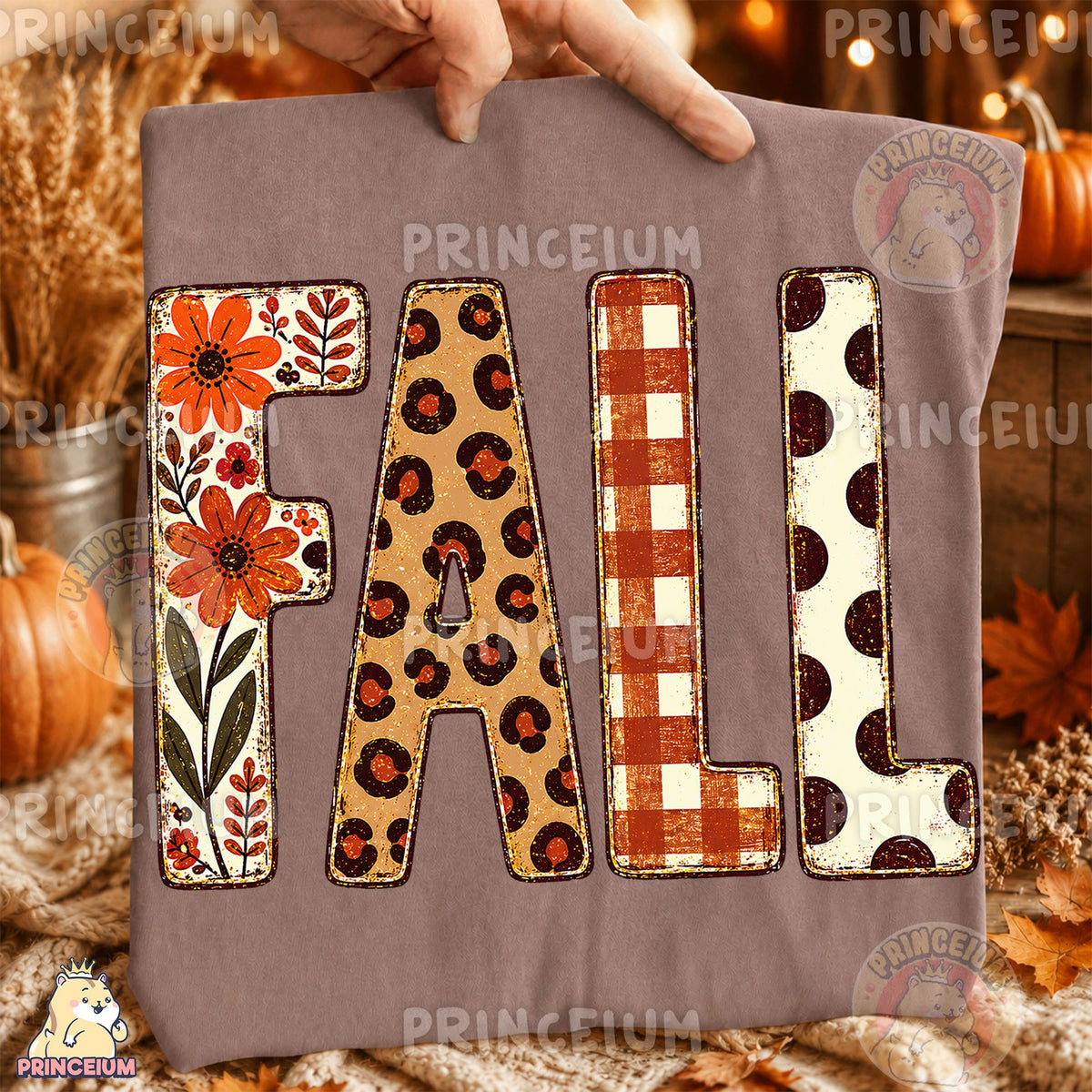 Fall Patterned Letters
