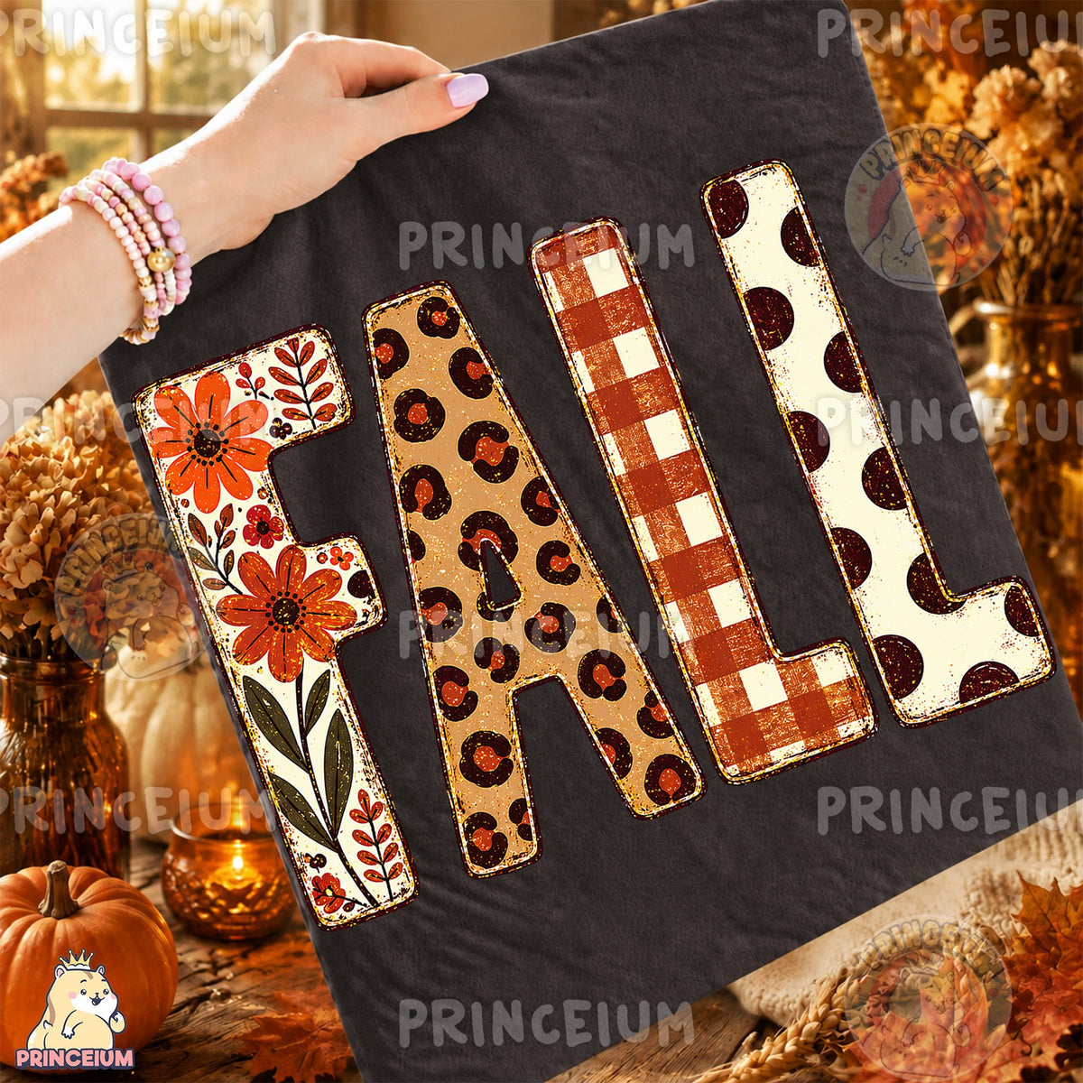 Fall Patterned Letters