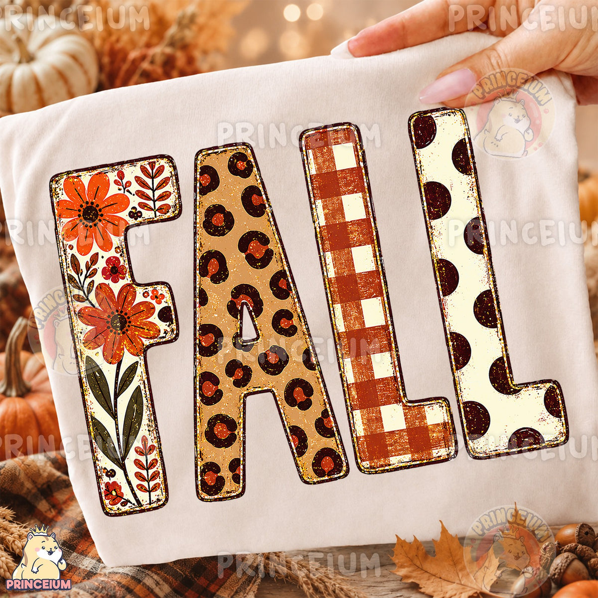 Fall Patterned Letters