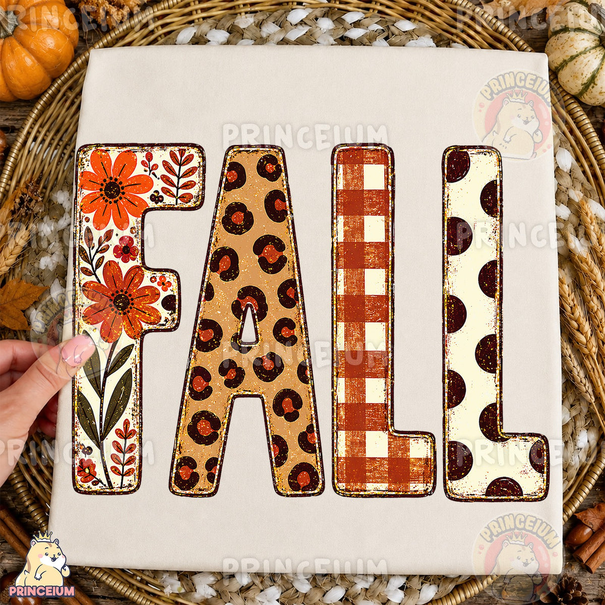 Fall Patterned Letters