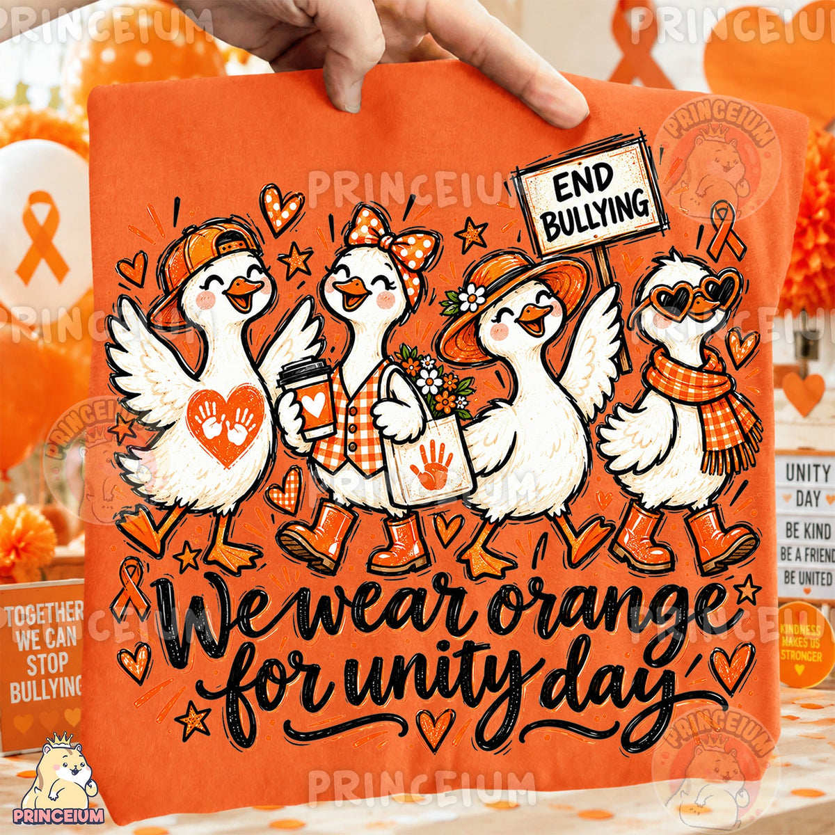 Unity Day Geese End Bullying