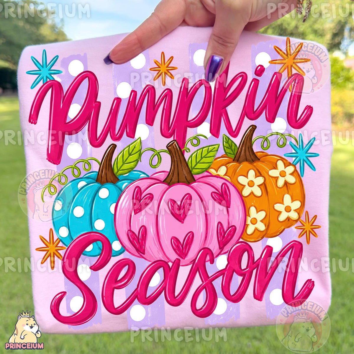 Pumpkin Season Pastel Pumpkins