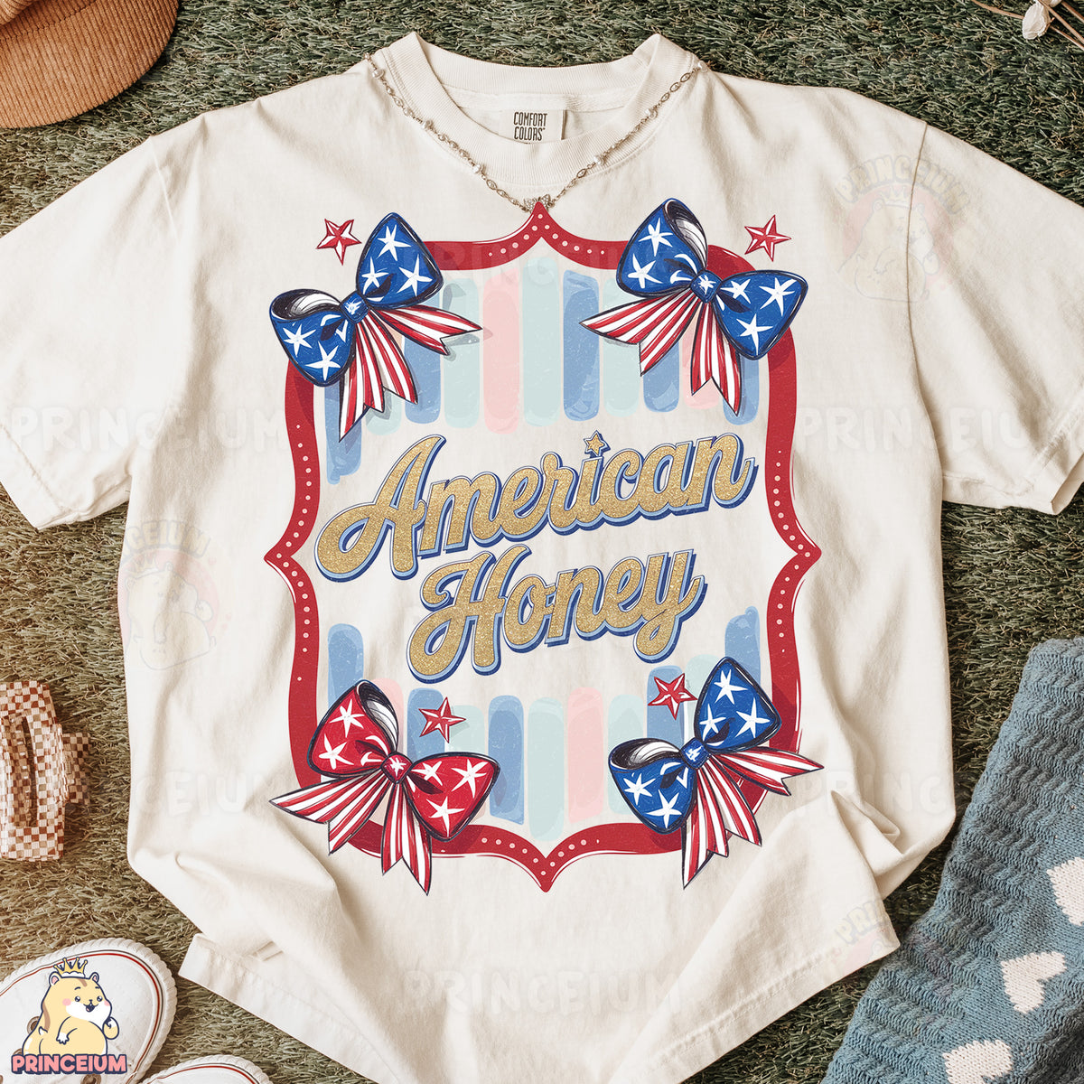 a t - shirt that says american honey on it