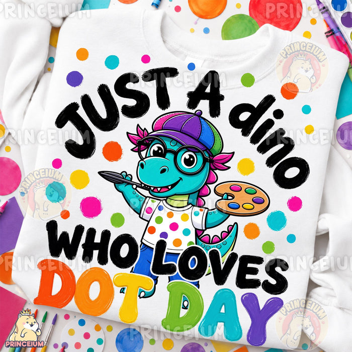 Dino Who Loves Dot Day