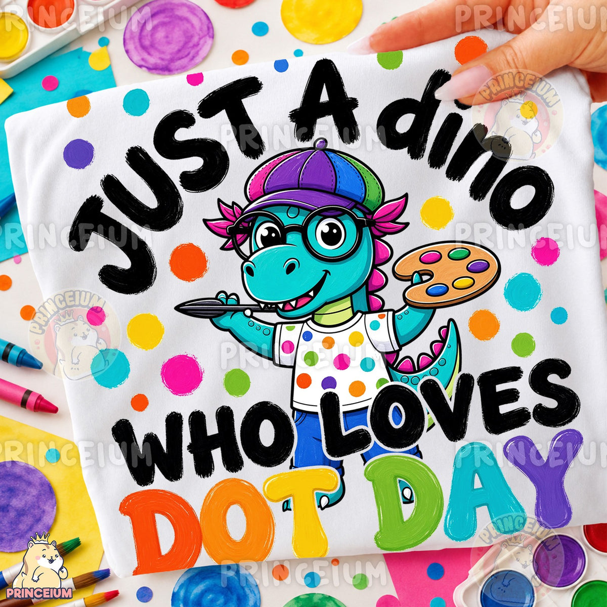 Dino Who Loves Dot Day