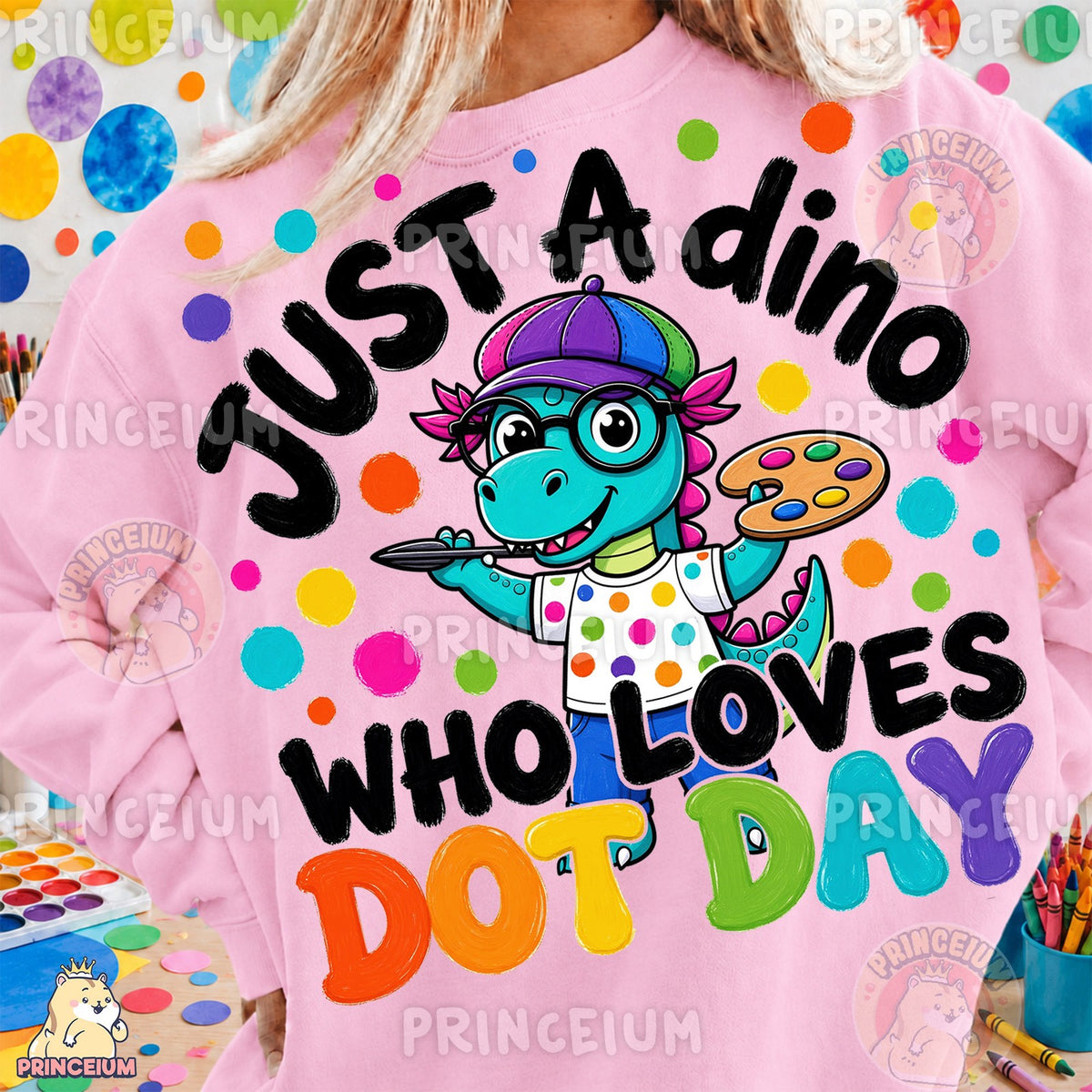 Dino Who Loves Dot Day