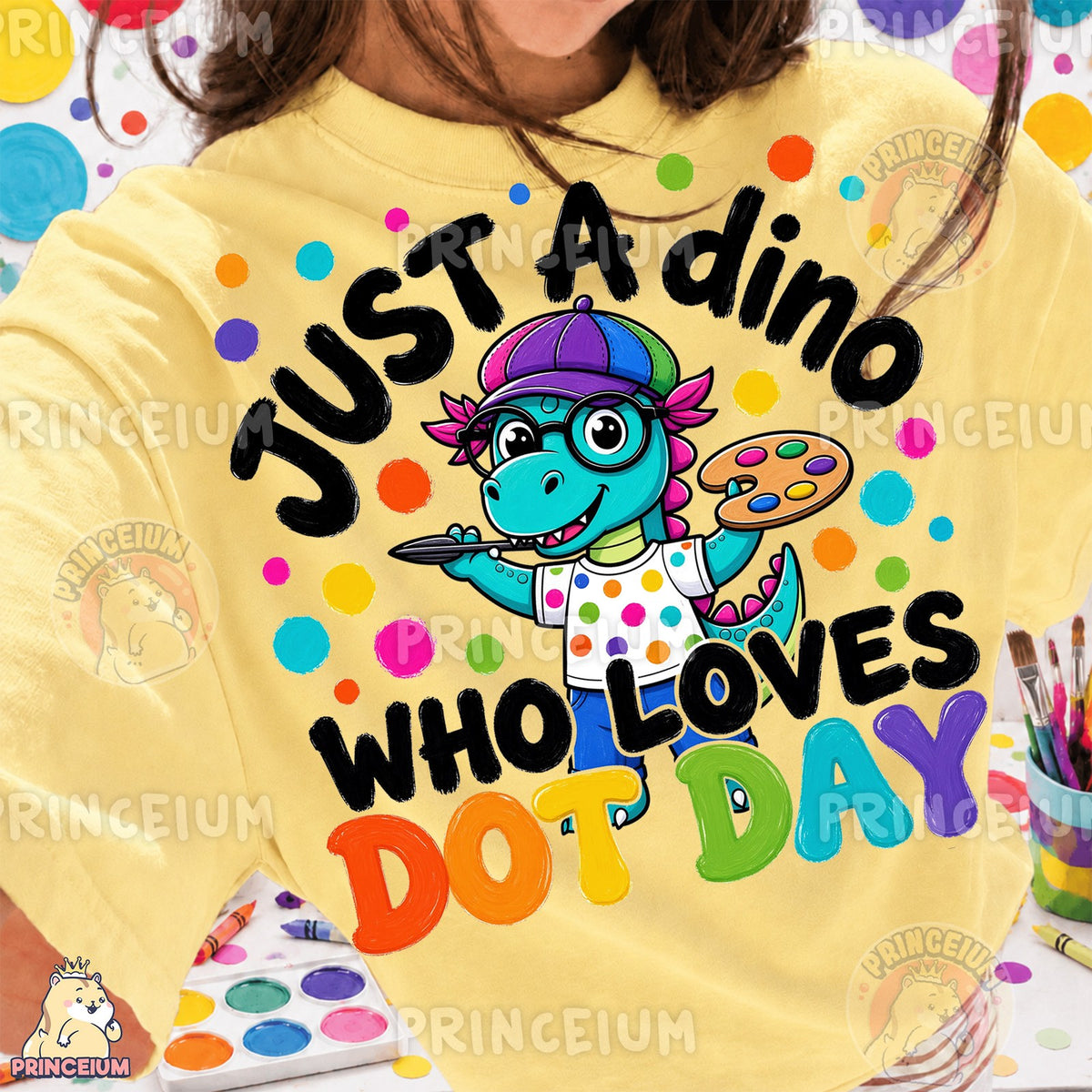 Dino Who Loves Dot Day