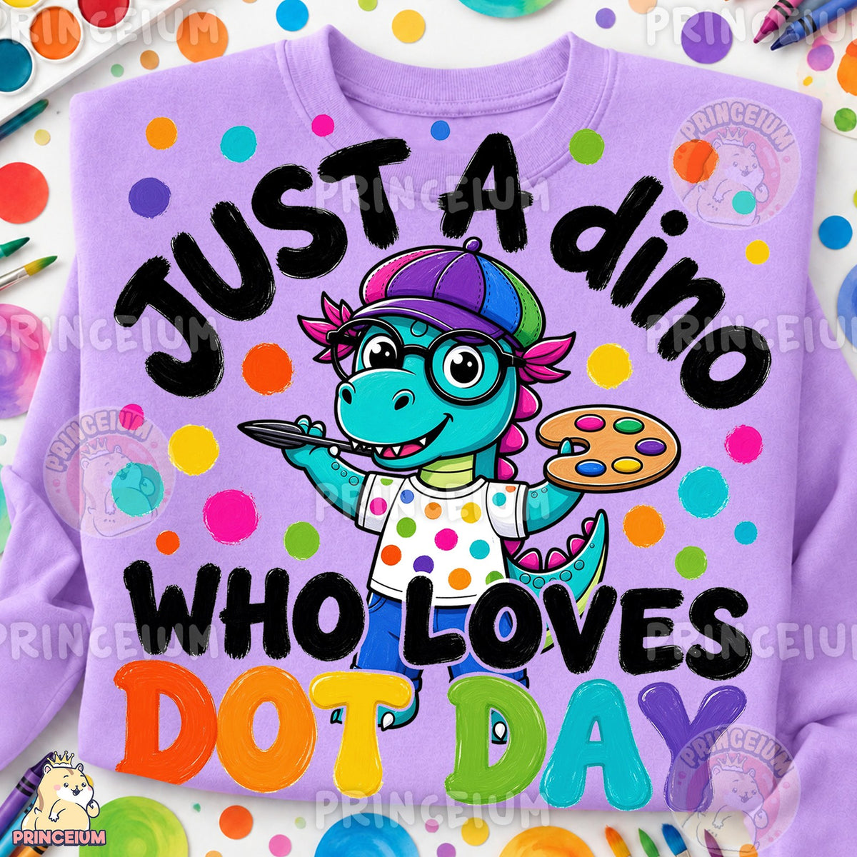 Dino Who Loves Dot Day