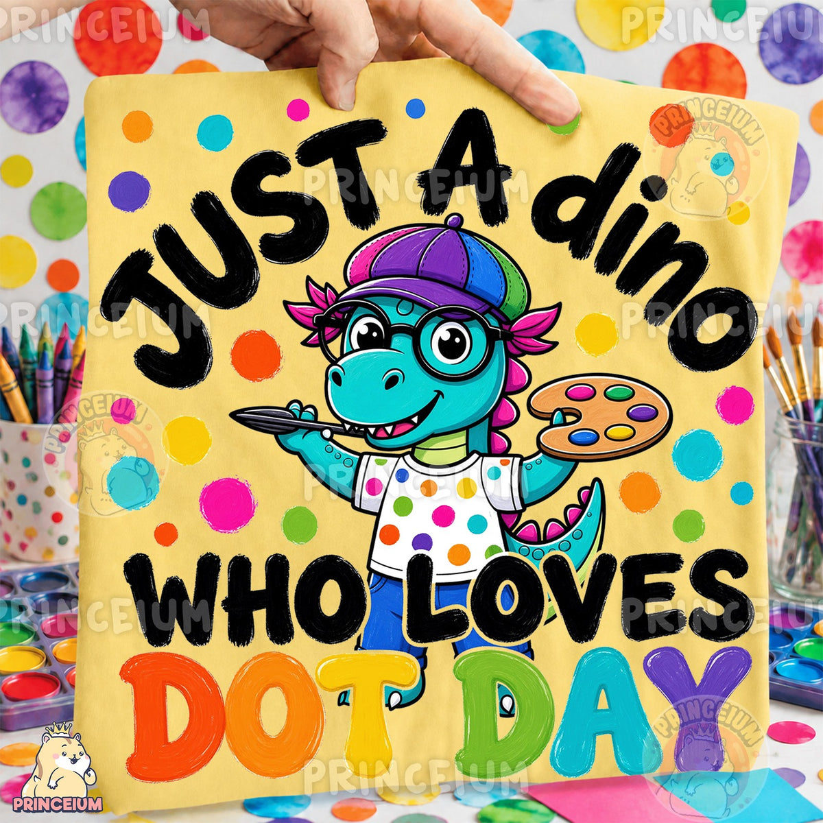 Dino Who Loves Dot Day