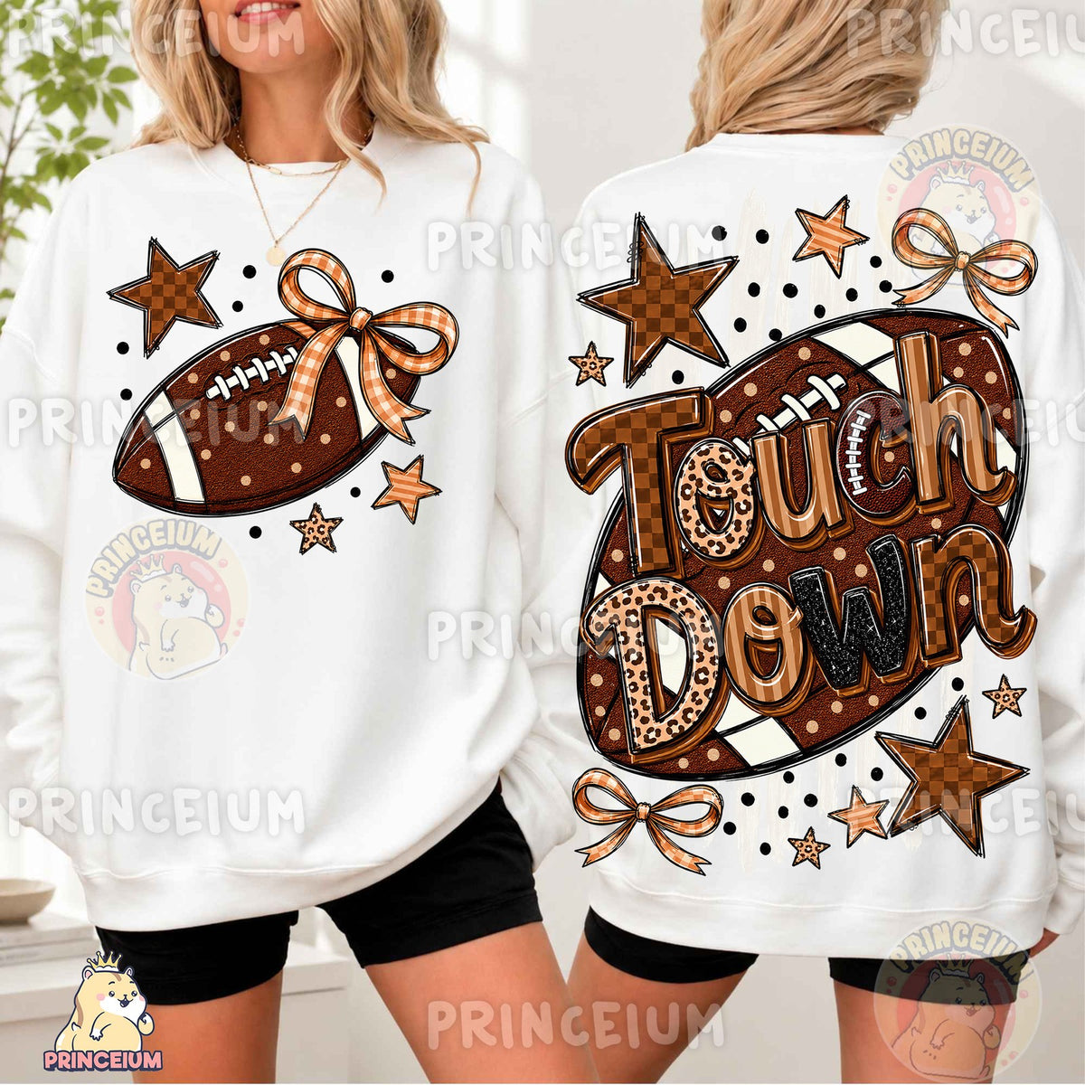 Touchdown Football Front and Back