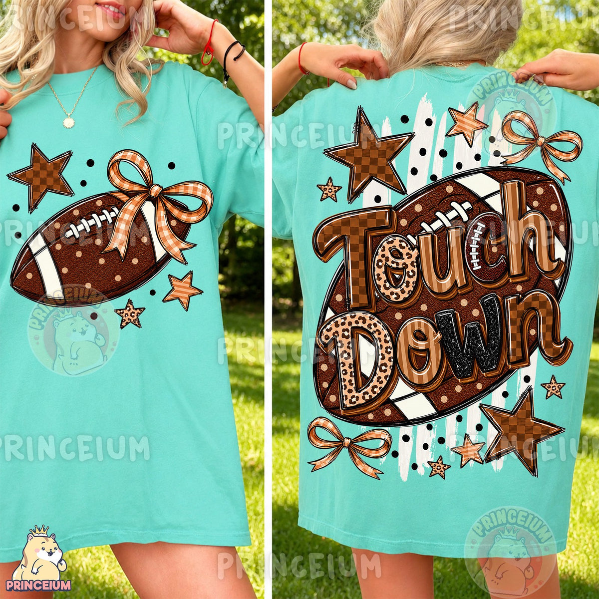 Touchdown Football Front and Back