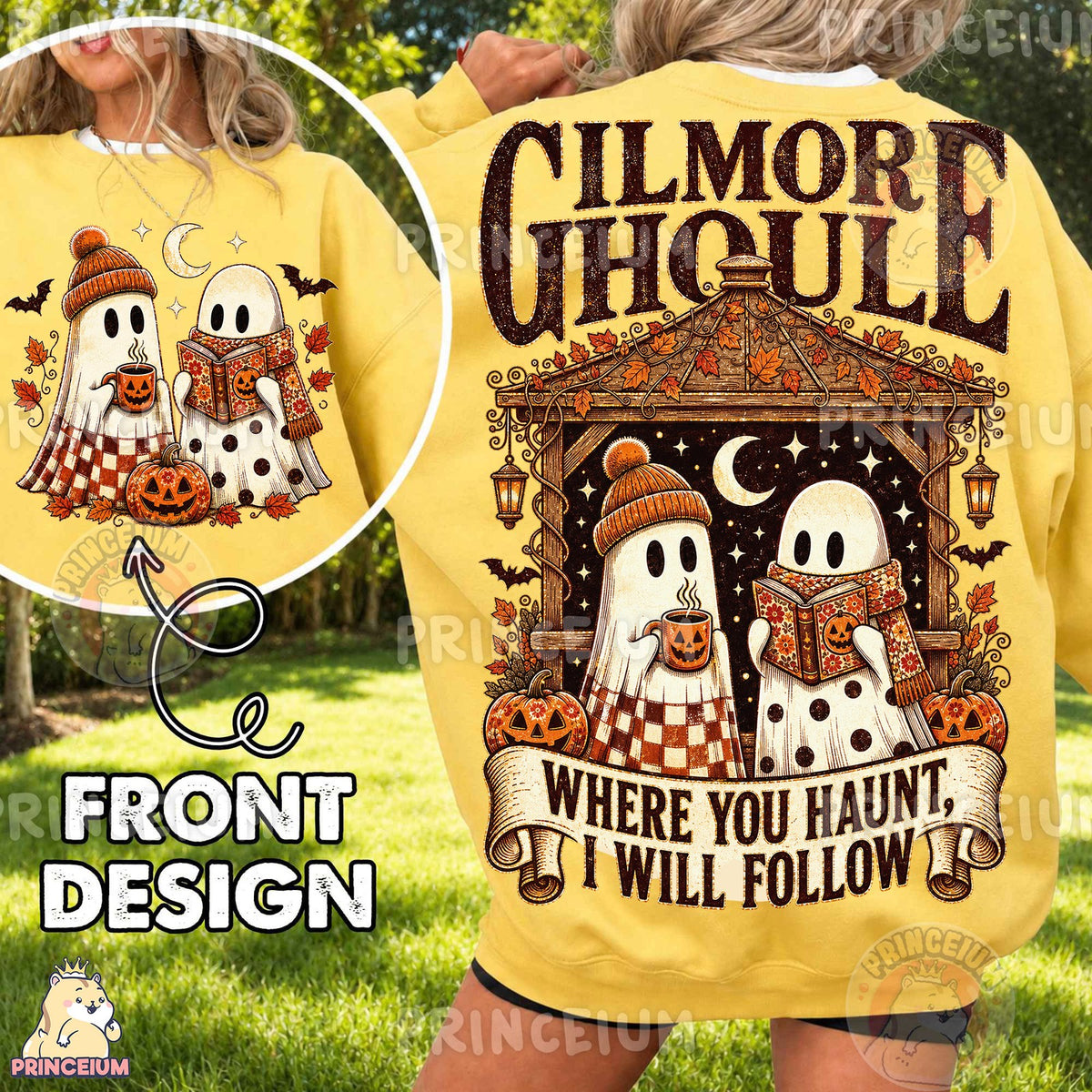 Gilmore Ghoule Ghosts Front and Back