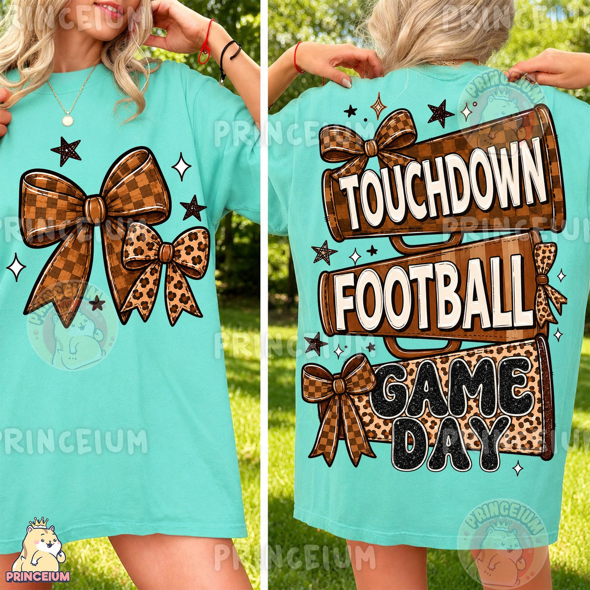Touchdown Football Game Day Front and Back