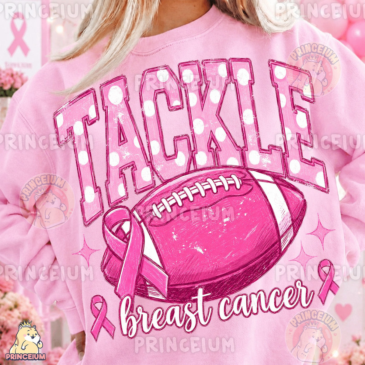 Tackle Breast Cancer Football