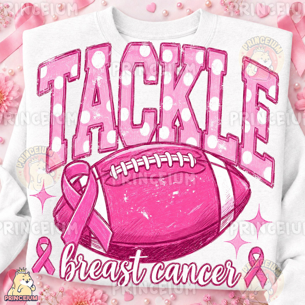 Tackle Breast Cancer Football